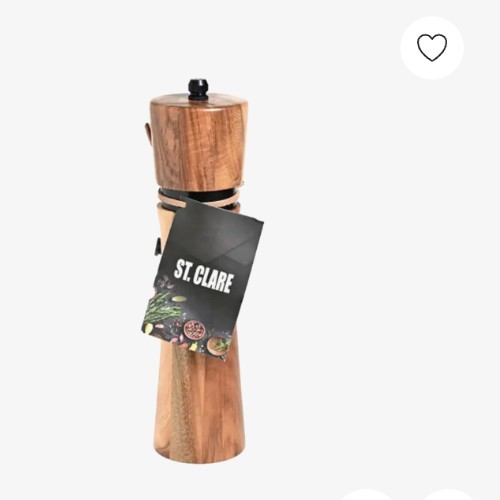 Wooden salt and pepper x2